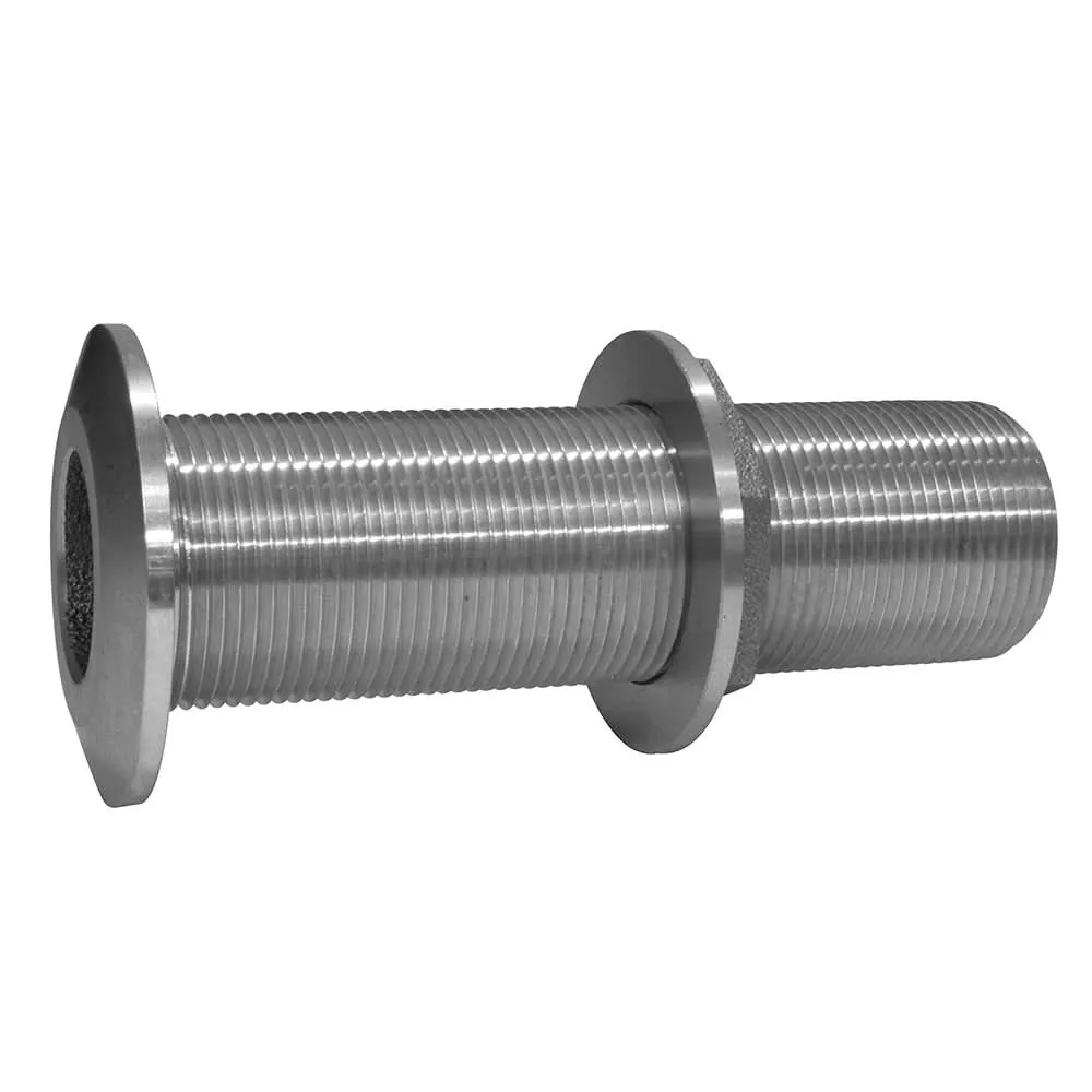 GROCO 1″ Stainless Steel Extra Long Thru-Hull Fitting w/Nut [THXL-1000-WS]