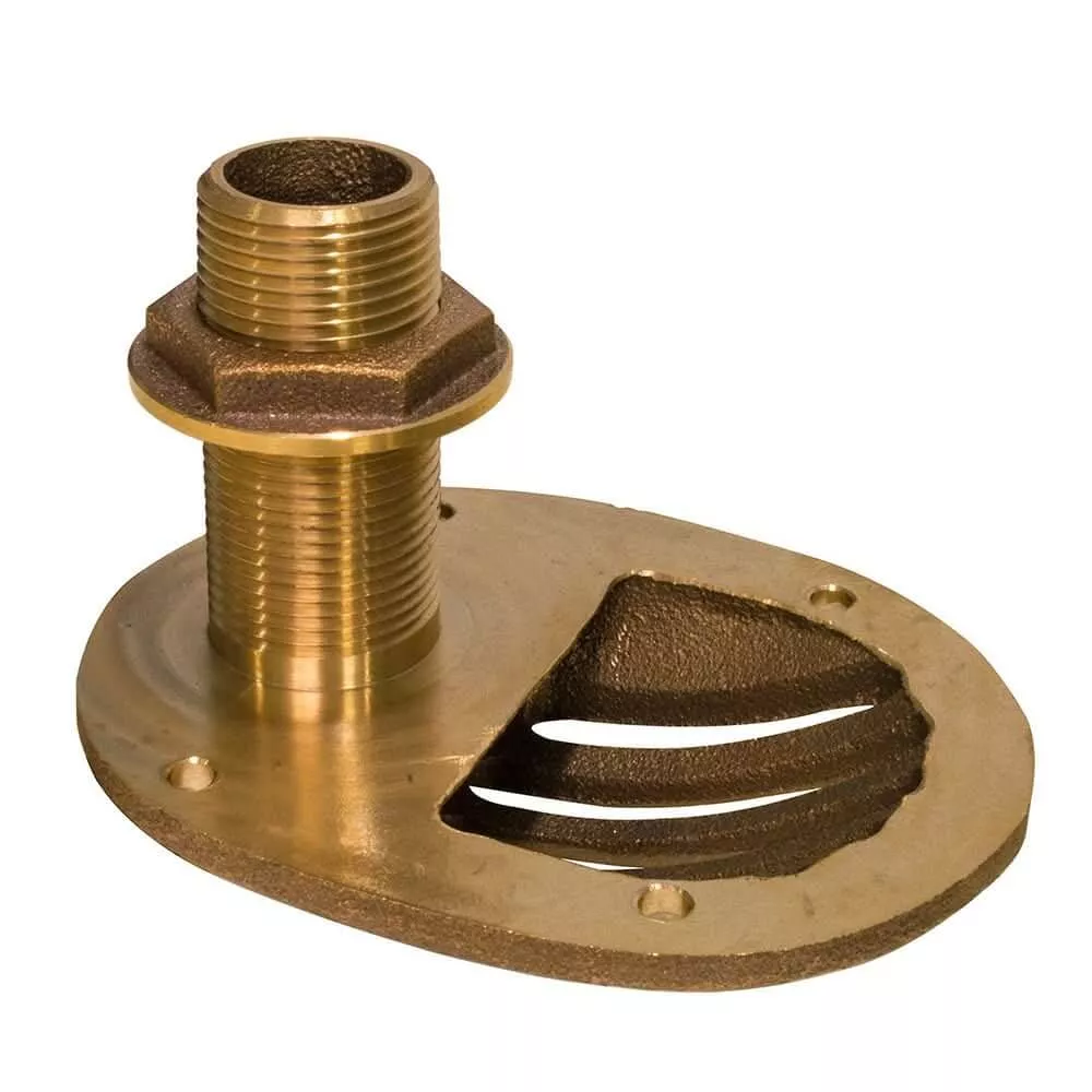 GROCO 2″ Bronze Combo Scoop Thru-Hull w/Nut [STH-2000-W]