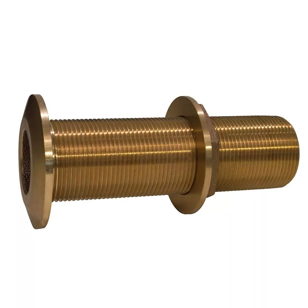 GROCO 2″ Bronze Extra Long Thru-Hull Fitting w/Nut[THXL-2000-W]