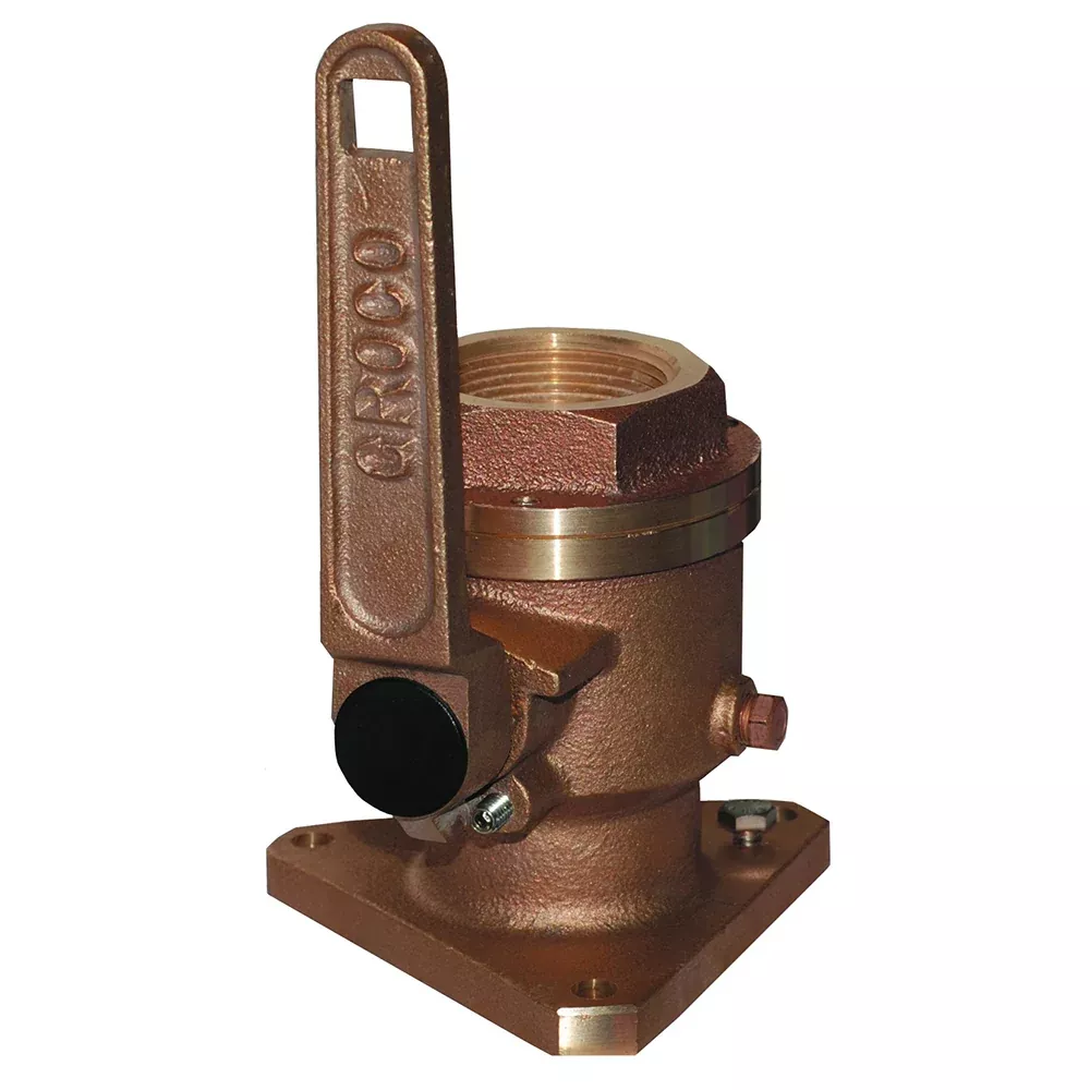 GROCO 3/4″ Bronze Flanged Full Flow Seacock [BV-750]