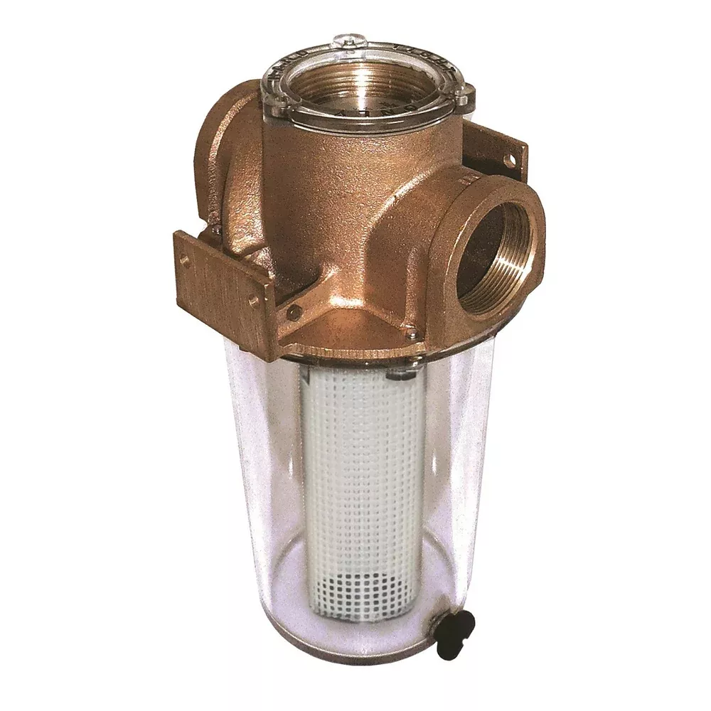 GROCO ARG-1250 Series 1-1/4″ Raw Water Strainer w/Non-Metallic Plastic Basket [ARG-1250-P]