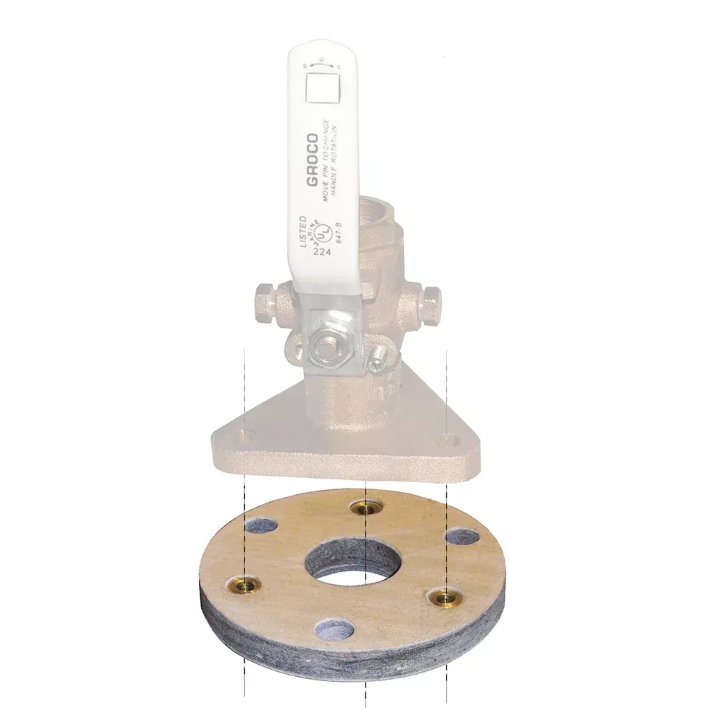 GROCO Backing Block f/3/4″1″ Seacocks [BB-1]