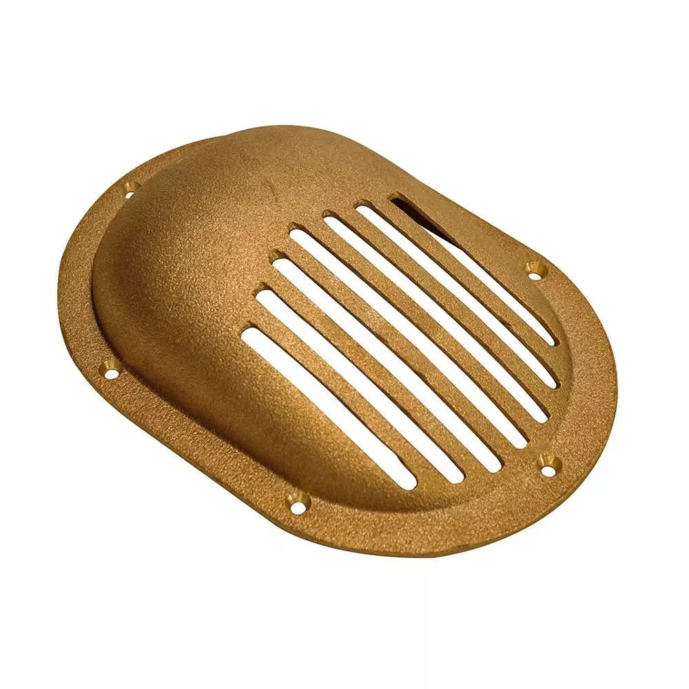 GROCO Bronze Clam Shell Style Hull Strainer w/Mount Ring f/Up To 1-1/2″ Thru Hull [SC-1500]