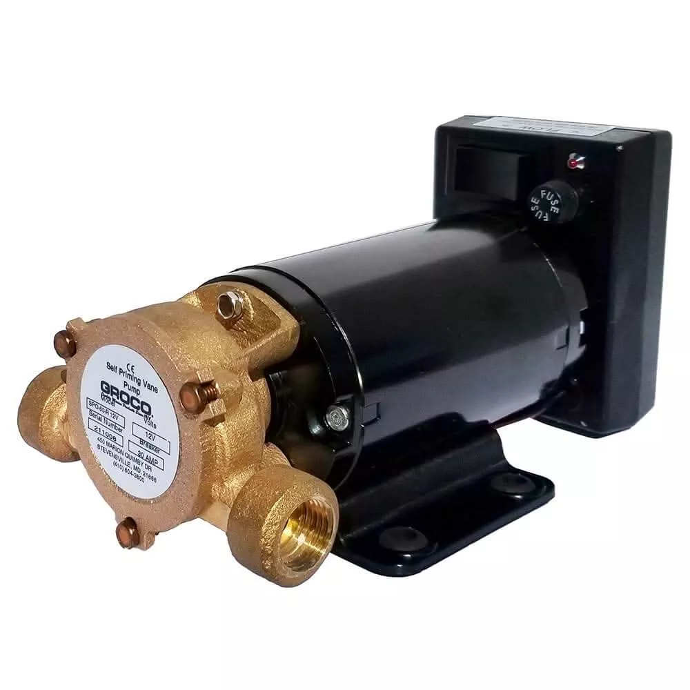 GROCO Commercial Duty Reversing Vane Pump – 12V [SPO-80-R 12V]