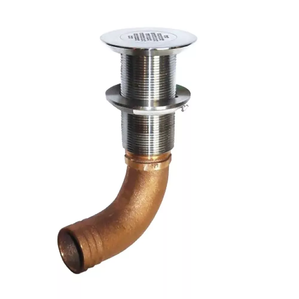 GROCO Deck Scupper 90 Degree 1-1/2″ Hose Connection [SCUS-1590]
