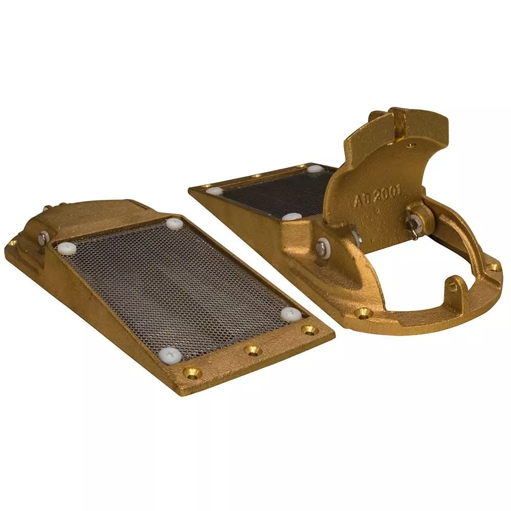 GROCO Perforated Hull Strainer w/Access Door 2″ Max Thru-Hull [APHS-2000-1]