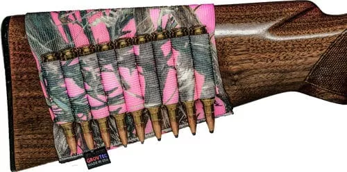 Grovtec Rifle Shell Holder For – Buttstock True Timber Pink