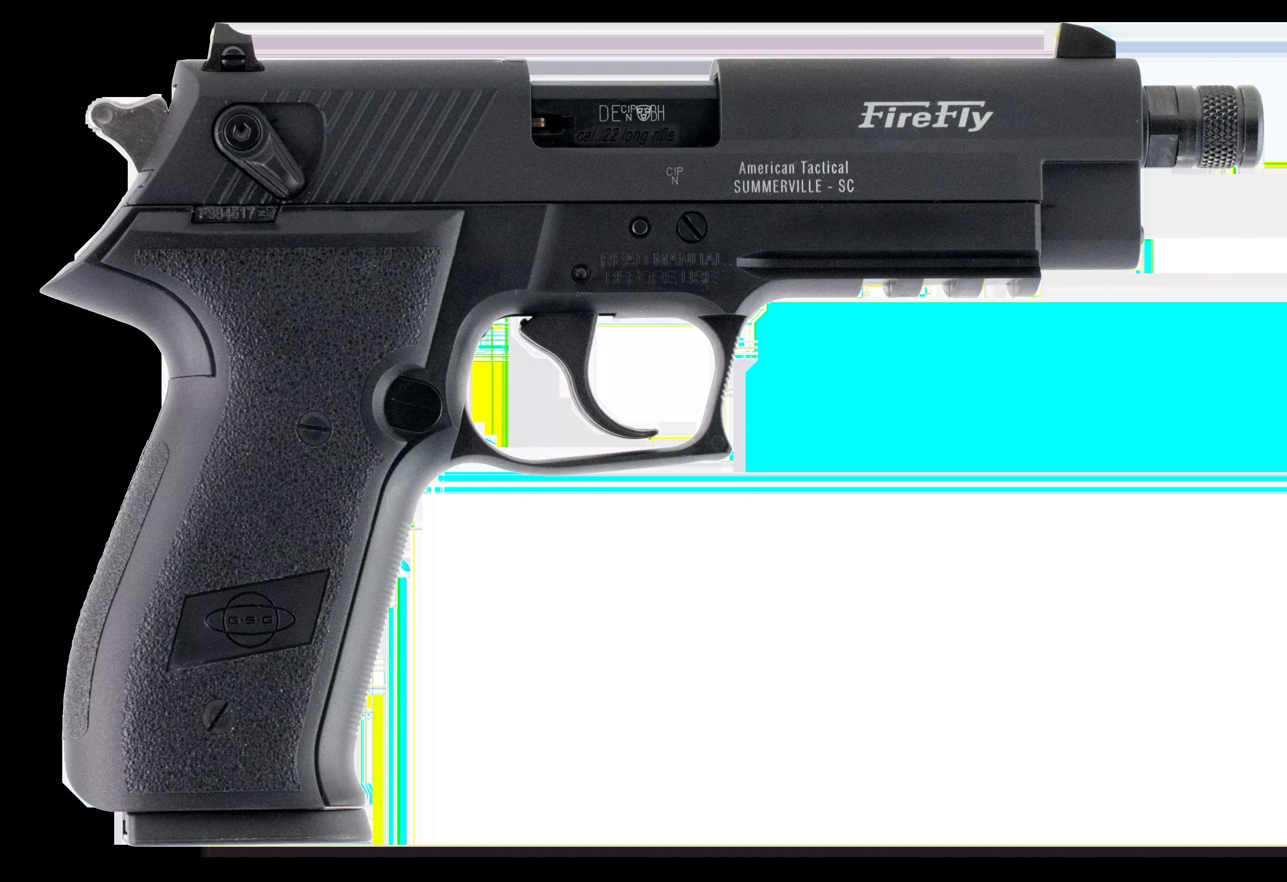 GSG FireFly 22 LR 4.90″ Black Pistol