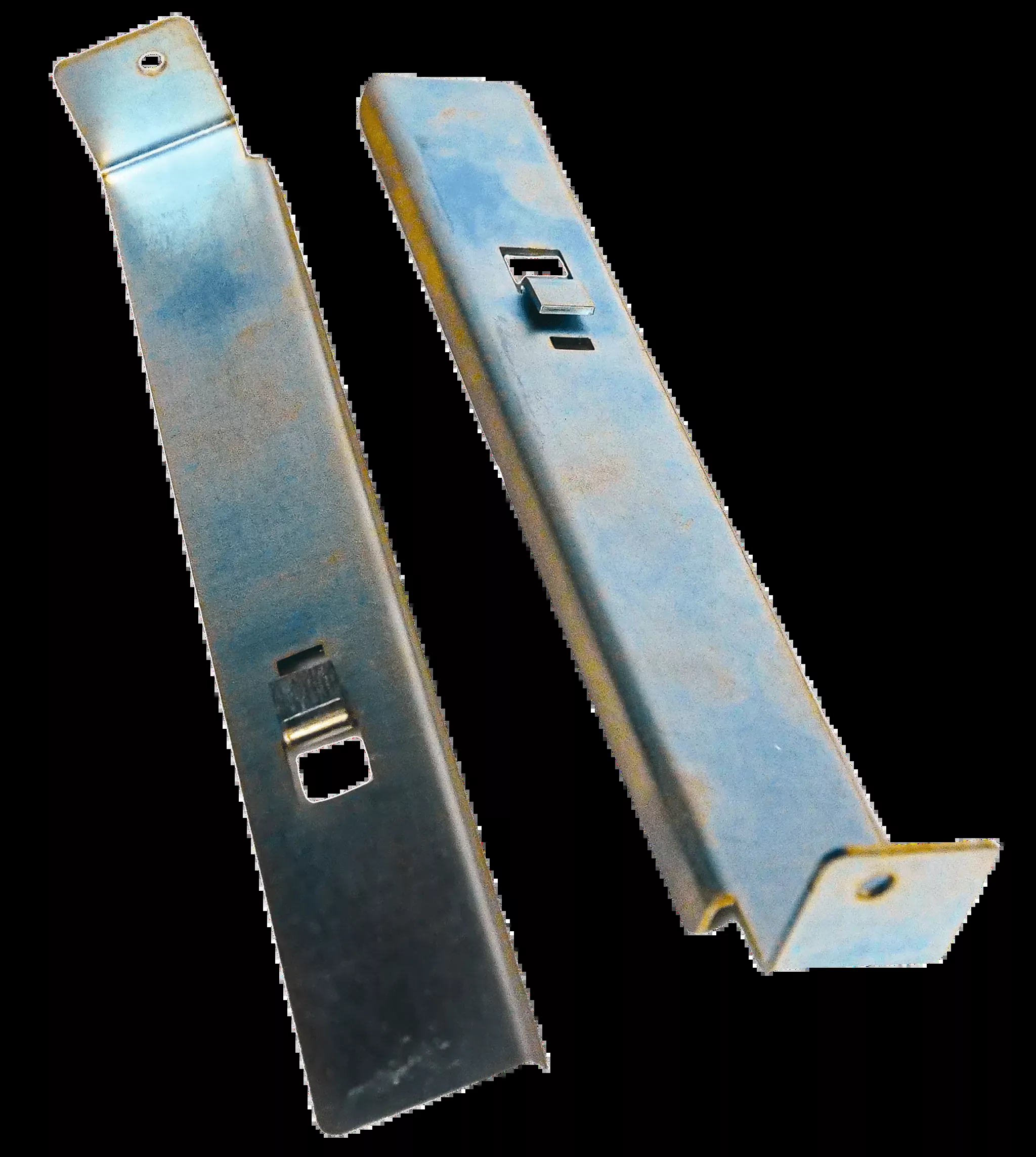 Gun Safe Steel Pistol Rack – Silver