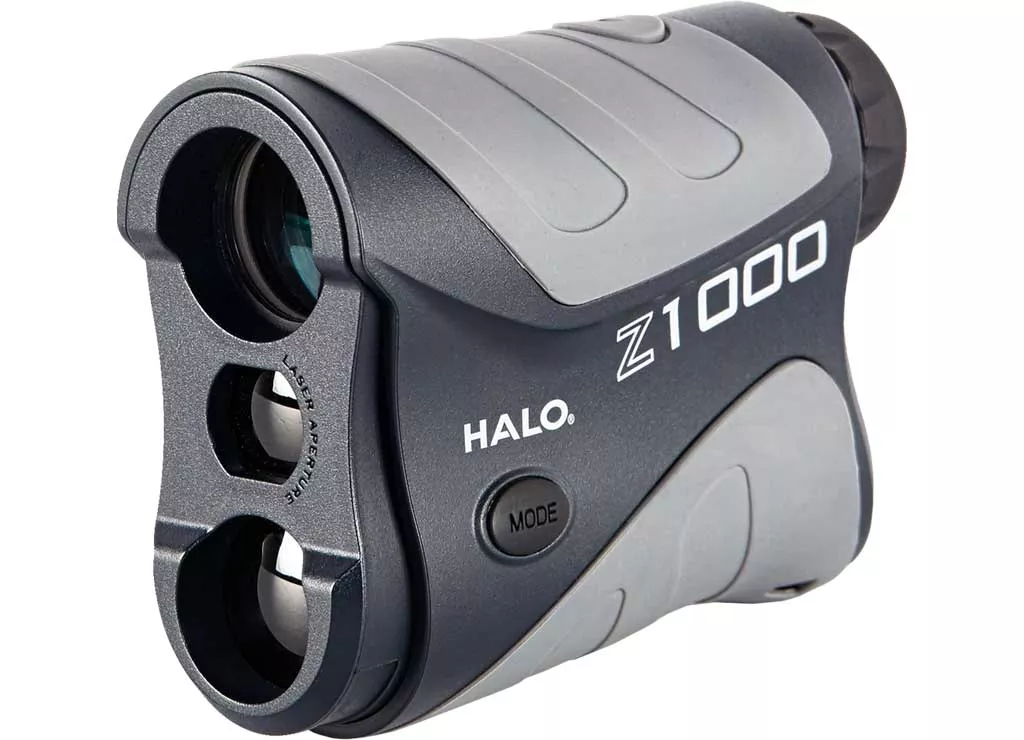 Halo Optics Z1000 Range Finder, 1000 YD Range, 6x Magnification, Gray/Black• HAL-HALRF0088