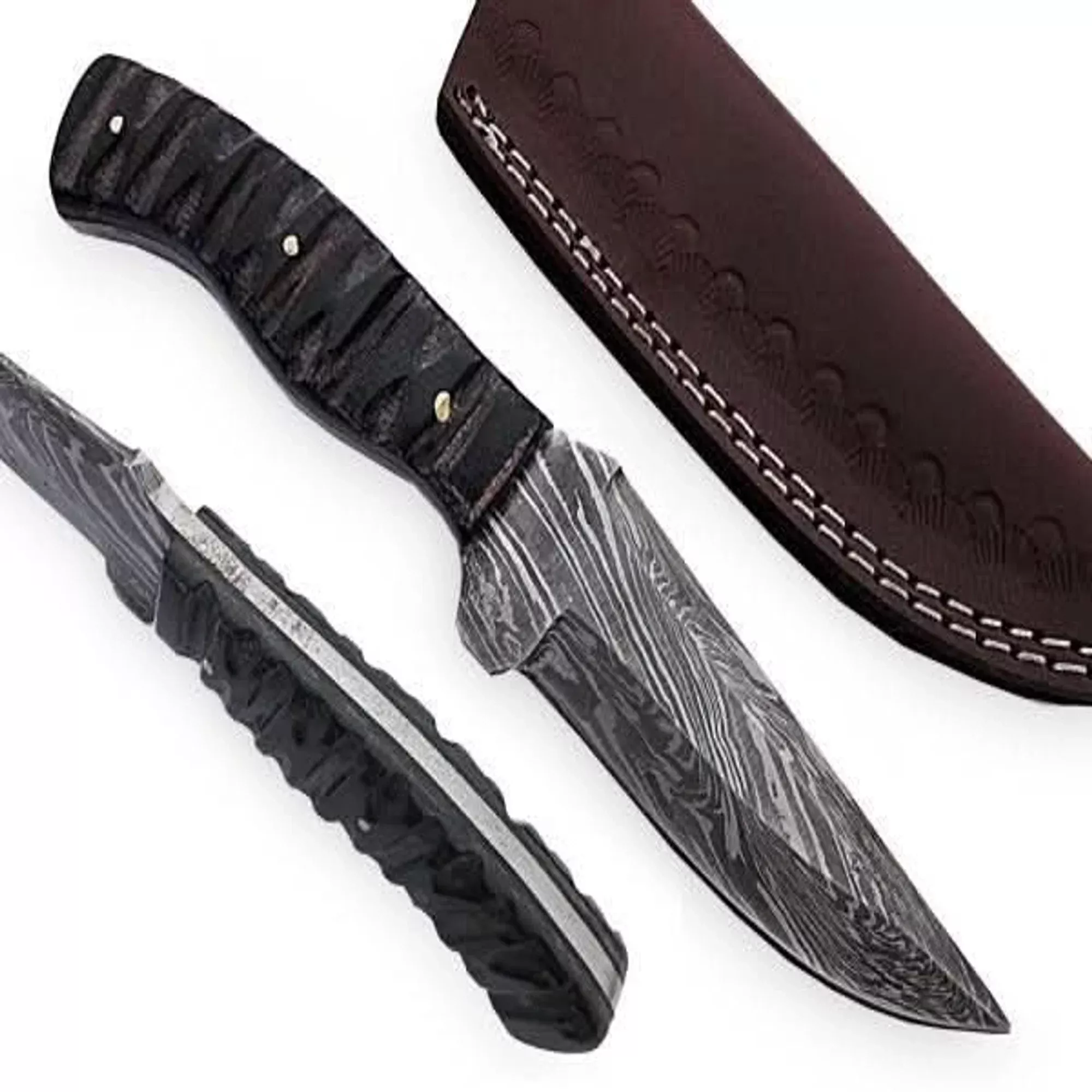 Handmade Bush-craft Knife Damascus Steel DK-0401