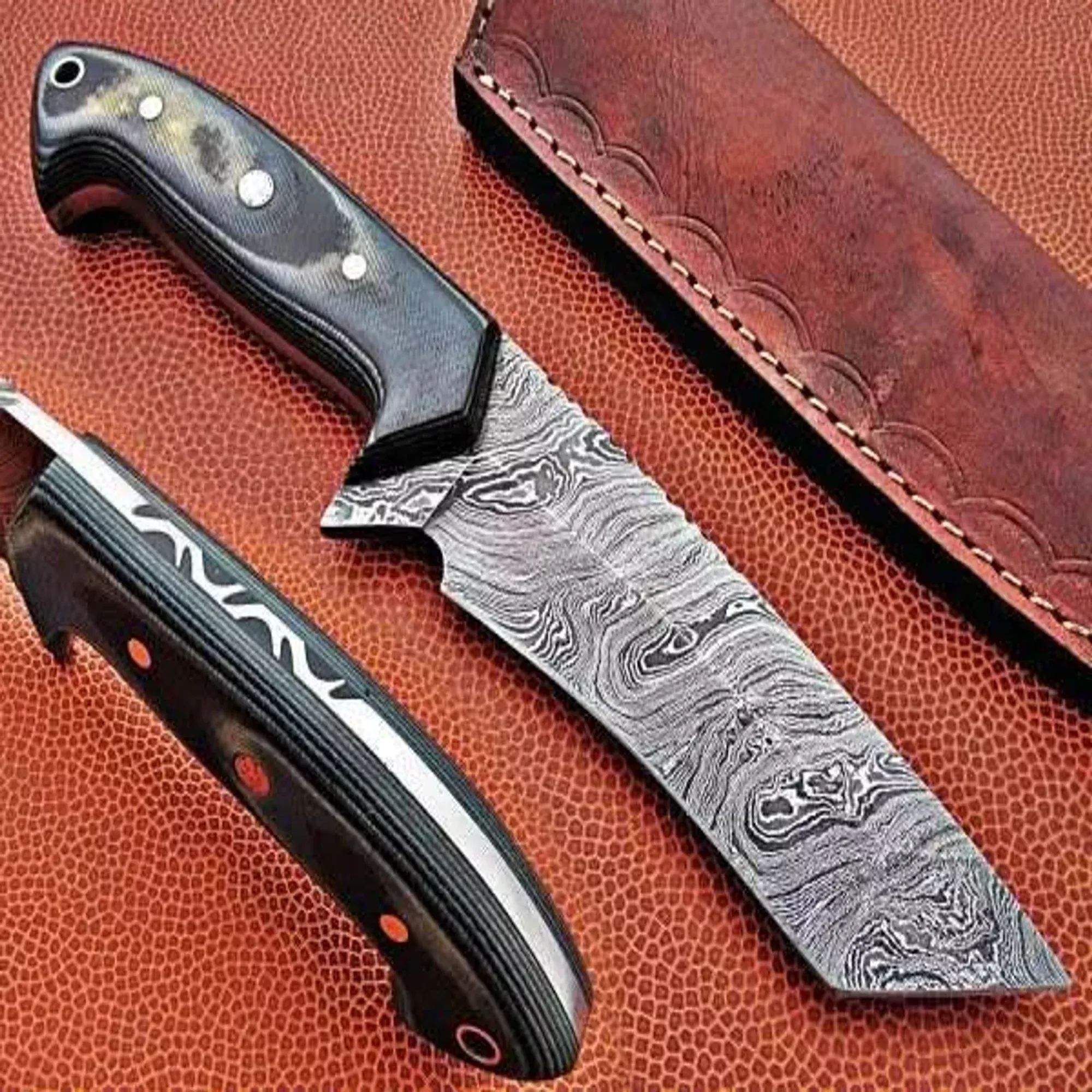 Handmade Bush-craft Knife Damascus Steel DK-0402