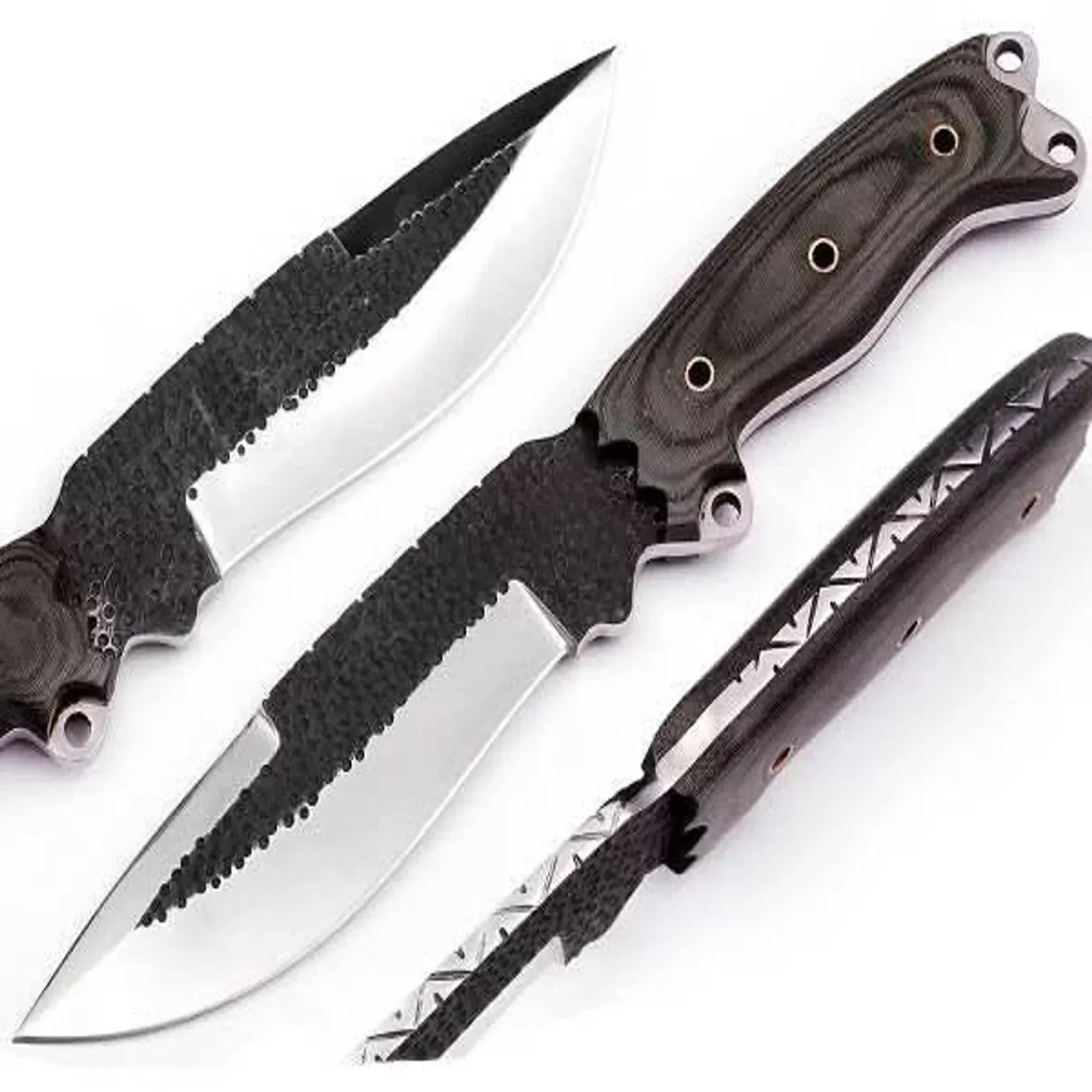 Handmade Bush craft Knife Damascus Steel DK-0405