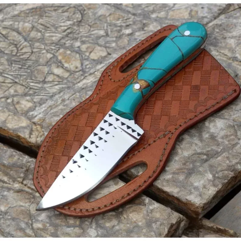 Handmade Cowboy Knife8 Rasp Tool Steel Blade