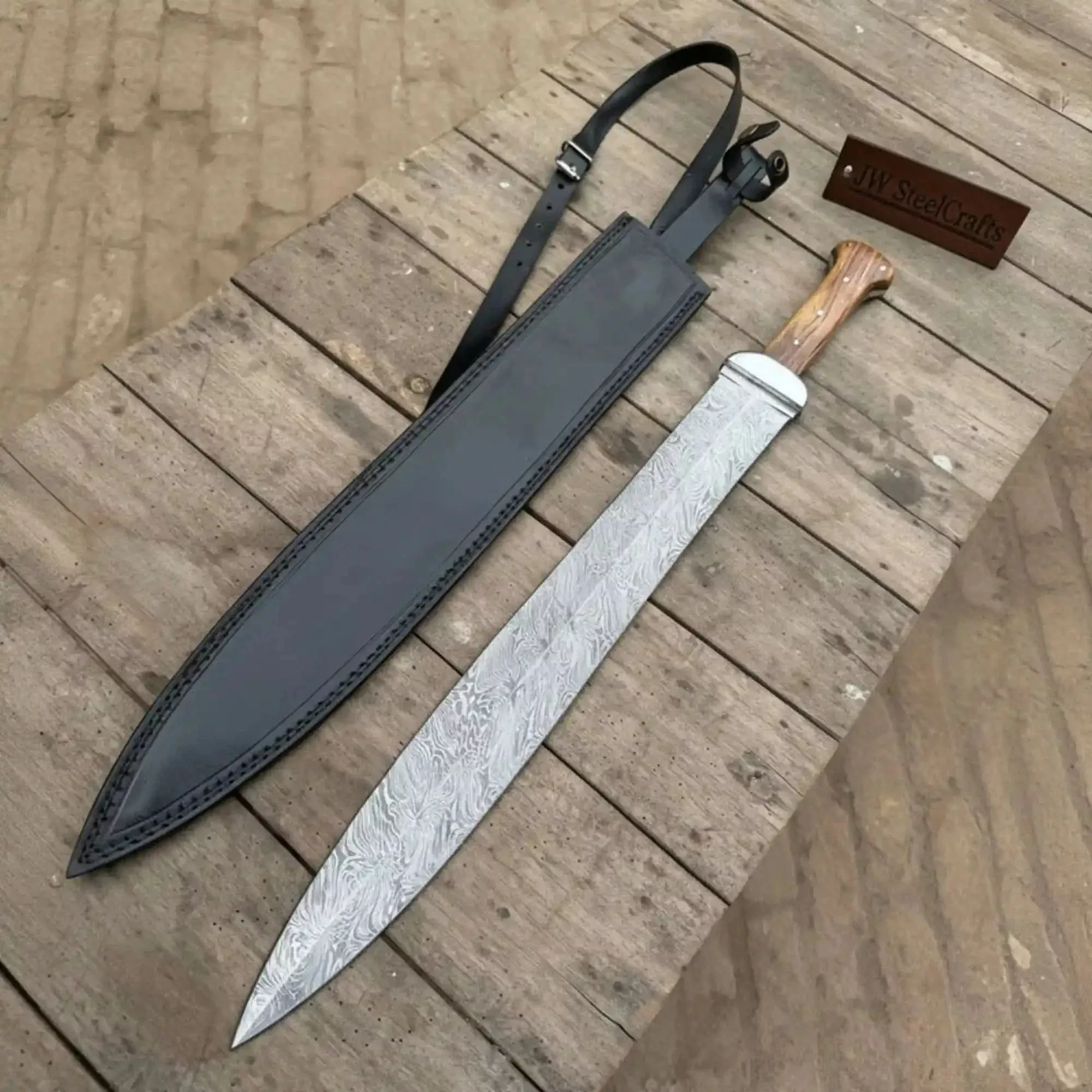 HandmadeRoman Gladius Sword Replica 24-Inch Full Tang Historical Display Sword