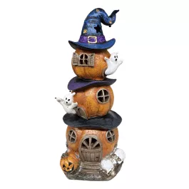 Hanna’s Handiworks LED Pumpkin Witch Hat House