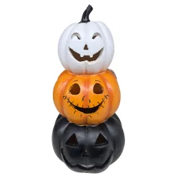 Hanna’s Handiworks LED StackedTrio Jack-o-Lantern