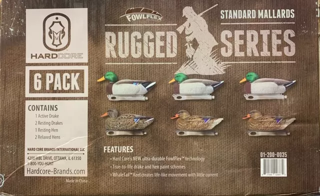 HardCore Standard Mallards 6 Pack #01-200-0035