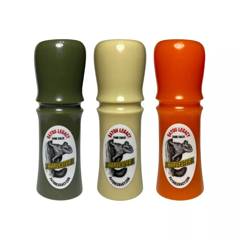 Harvester Squirrel Call|Olive Drab&Blaze Orange&Smoke&Walnut
