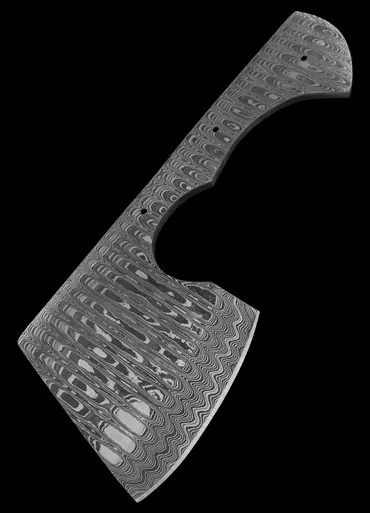 Hatchet Blade Blank Damast Steel