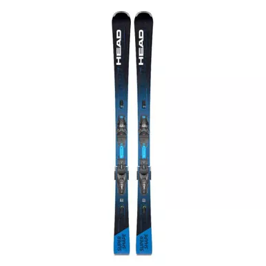 HEAD Unisex Supershape e-Titan Performance Ski with Protector PR 13 GW Binding