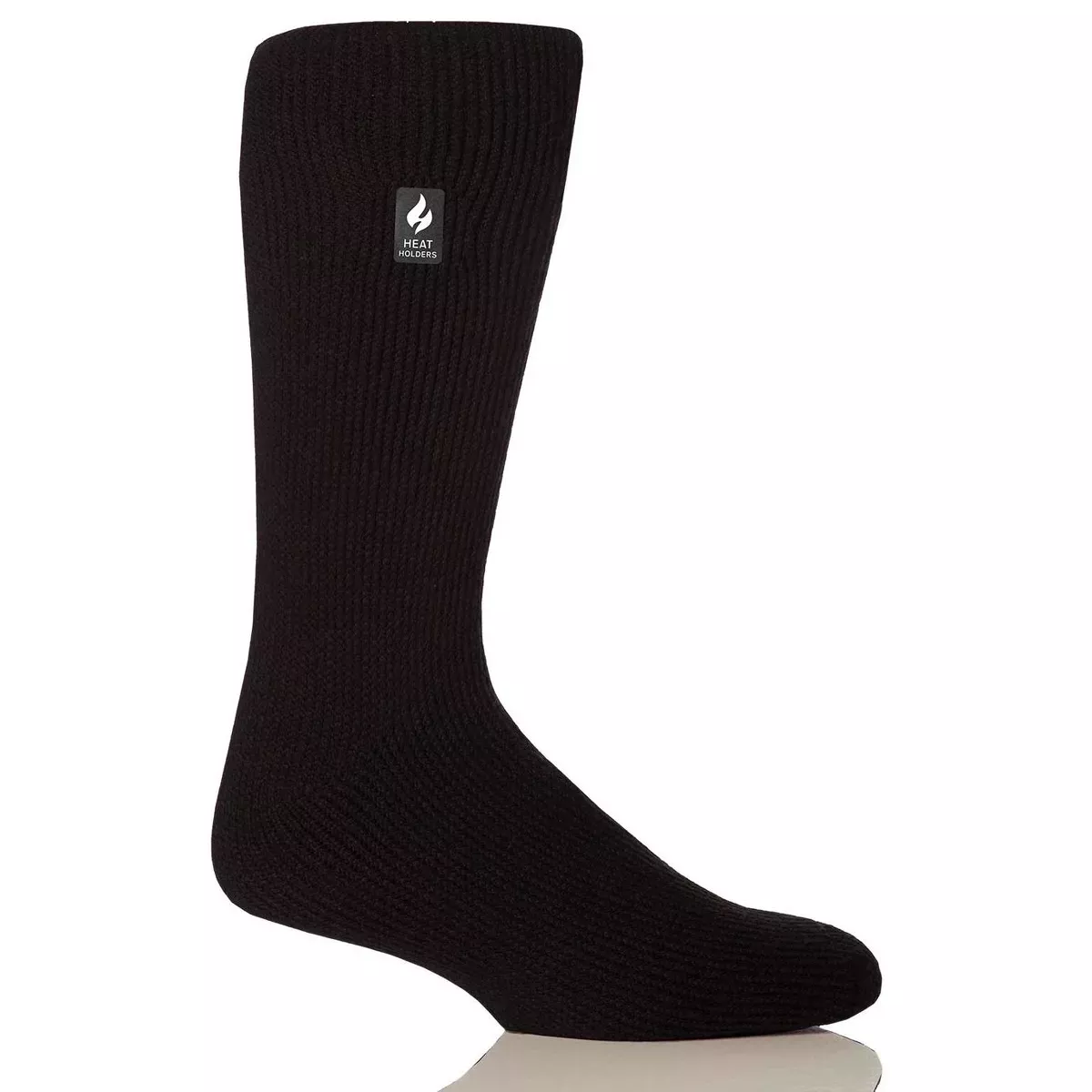 Heat Holders Men’s Lite Dunlin Solid Crew Sock – Black #MH2001BLK