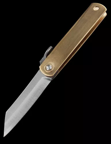 Higonokami Medium Brass Folding Knife