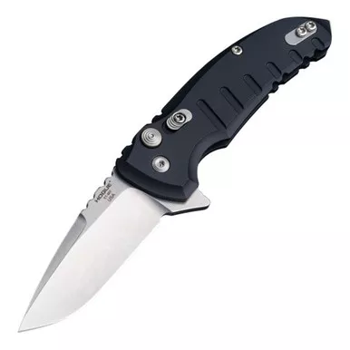 Hogue 24170 X1-Microflip Folding Knife 2.75″ CPM 154 Drop Point Blade, Matte Black Handle