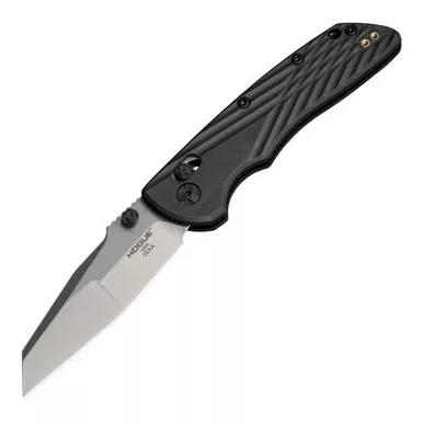 Hogue 24369 Deka ABLE Lock Folder Knife 3.25" CPM MagnaCut Modified Wharncliffe Blade, Black Polymer Frame
