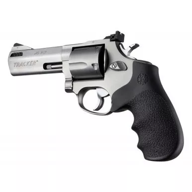 Hogue 73000 Overmolded Rubber Grip for Taurus Tracker/Judge, Black