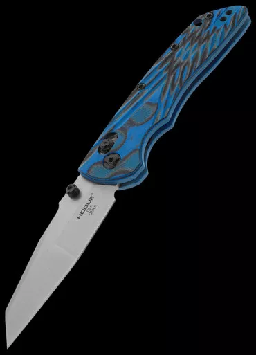 Hogue Deka Blue Lava Reverse Tanto Folding Knife