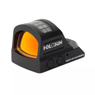 Holosun HE407C-GR X2 Solar/Battery Powered Open Reflex Green Dot Sight for Full-Size Pistols