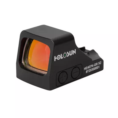 Holosun HE407K-GR X2 Open Reflex Green Dot Sight for Subcompact Pistols