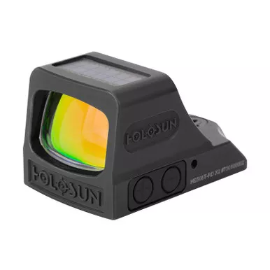 Holosun HE508T X2 Titanium Solar/Battery Powered Handgun Open Reflex Sight, Multi-Reticle System