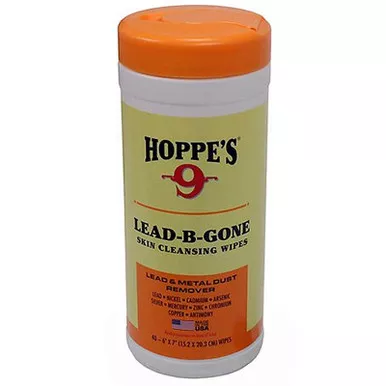 Hoppe's LBG40 Lead-B-Gone Skin Cleansing Wipes Package of 40