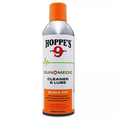 Hoppes Gun Medic Cleaner & Lube - Quick Fix 2 oz. Aerosol Can, GM4