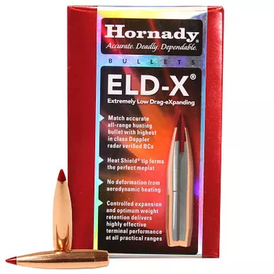 HORNADY 24550 6MM .243 103 GR ELD-X 100 CT.