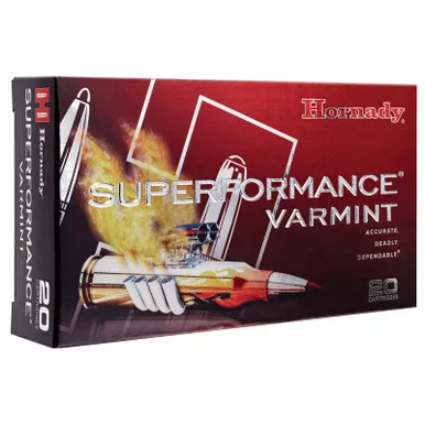 Hornady 8343 Superformance Varmint 243 58 GR VMax 20 Rounds