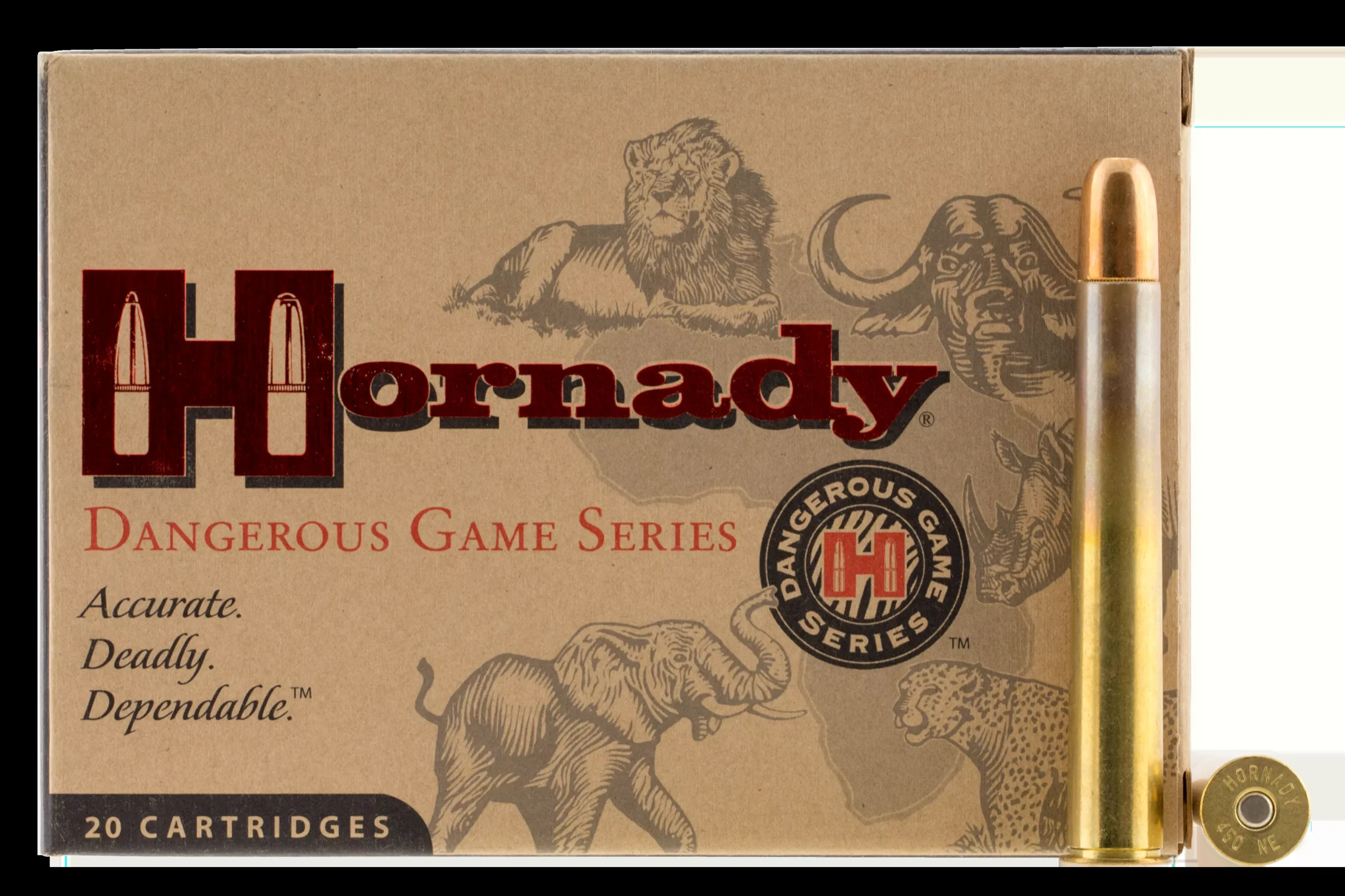 Hornady Dangerous Game 500 NE 570 gr Dangerous Game Solid 20 Bx