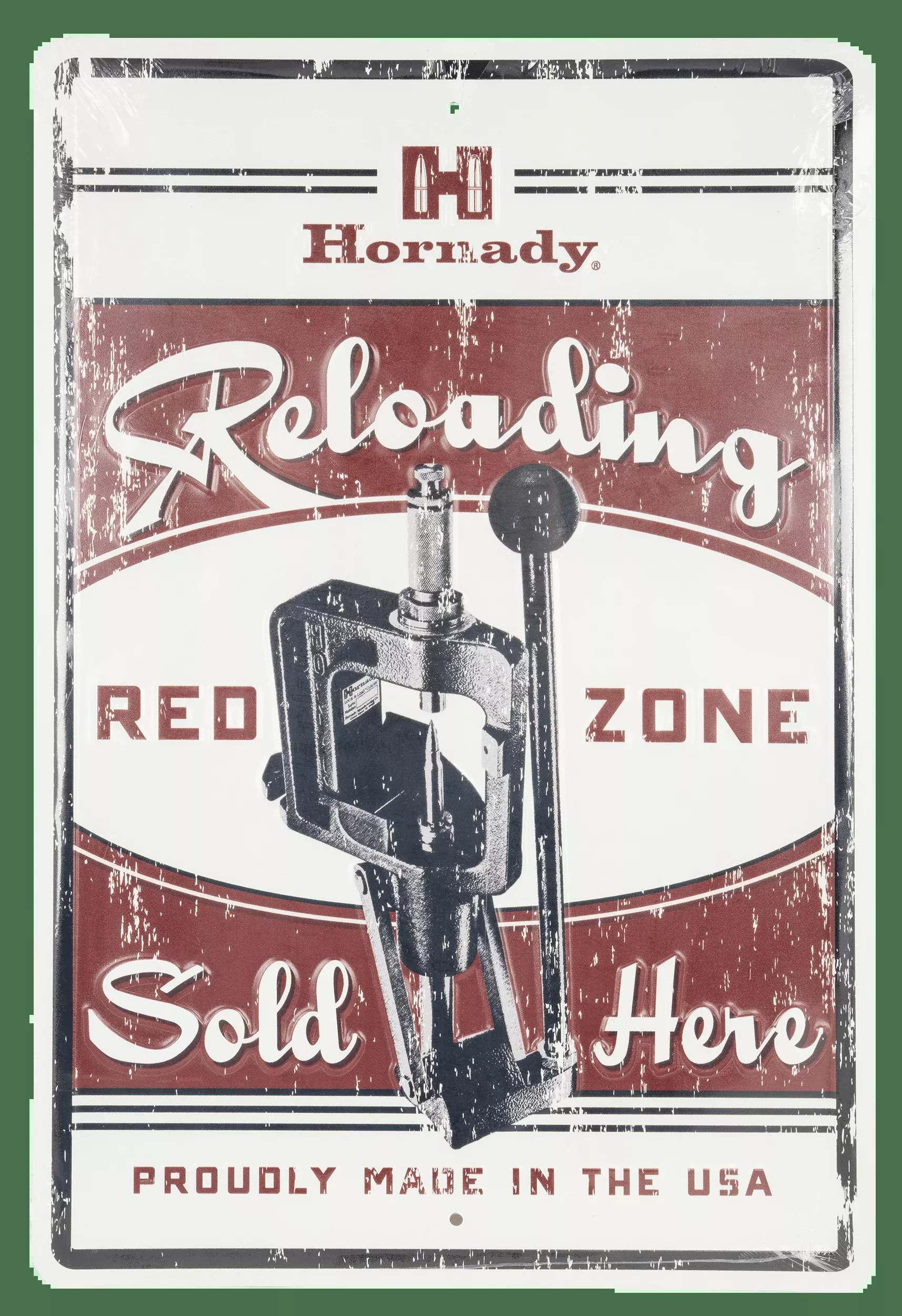Hornady , Horn 99130 Hornady Reloading Redzone Tin Sign