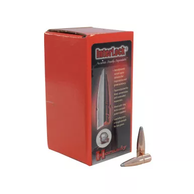 Hornady InterLock Bullets 284 Caliber, 7mm (284 Diameter) 139 Grain Spire Point Box of 100