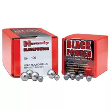 Hornady Lead Round Ball .54 Caliber .530" Diameter 100 Count, 6100