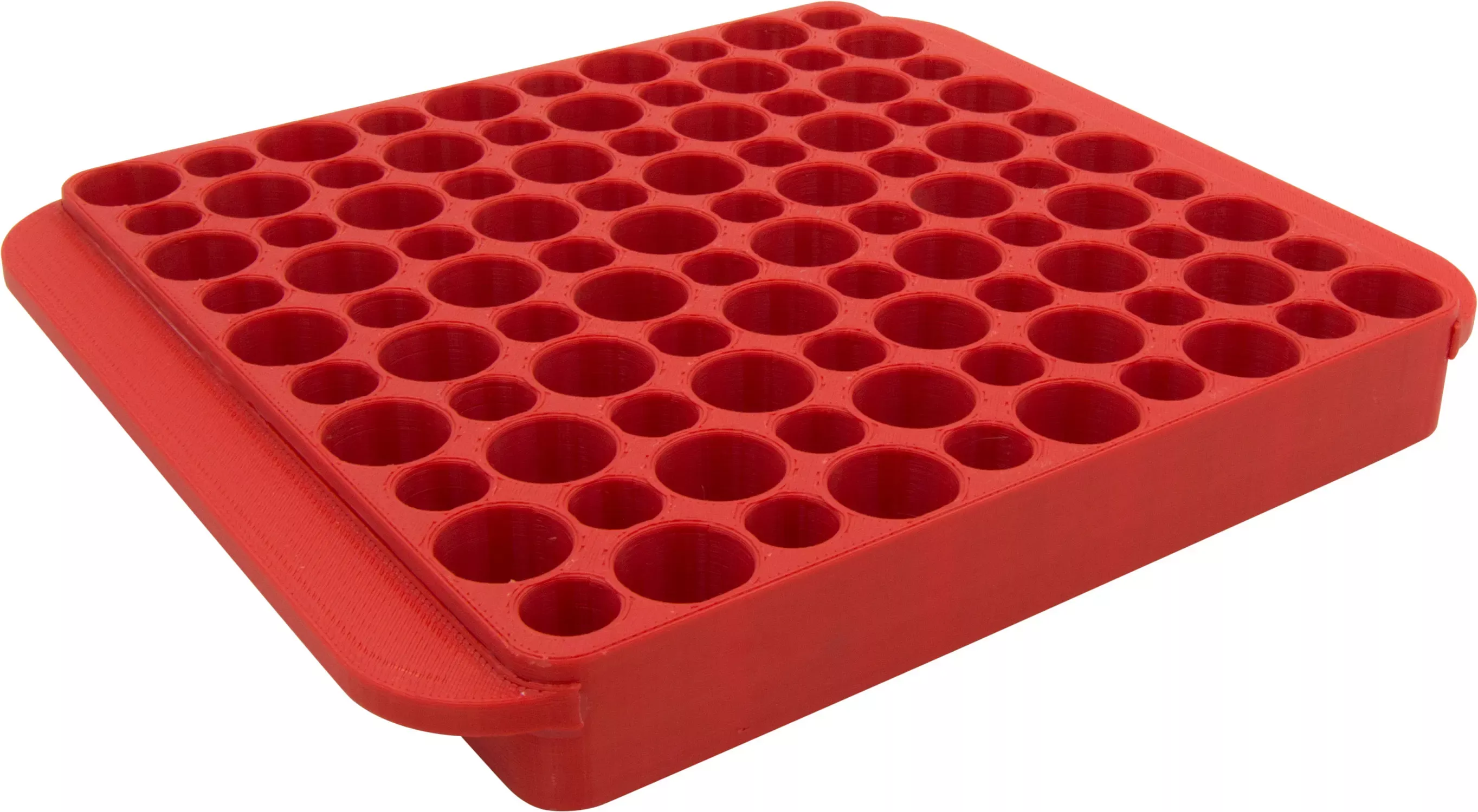 Hornady Magnum Reloading Block Red Multi-Caliber Plastic 50rd