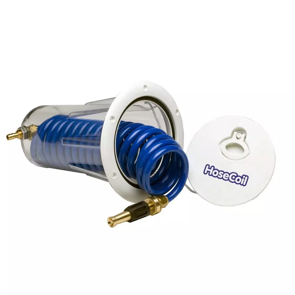 HoseCoil Flush Mount Enclosure with Nozzle - HC15F