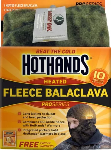 Hothands Heated Balaclava – Mossy Oak Bu W/free Pck Warmrs