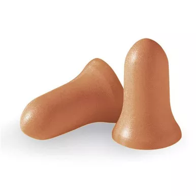 Howard Leight HL-R-84133 Howard LeightSuper Leight Pre-Shaped Single Use Earplugs - 5 Pack - Orange