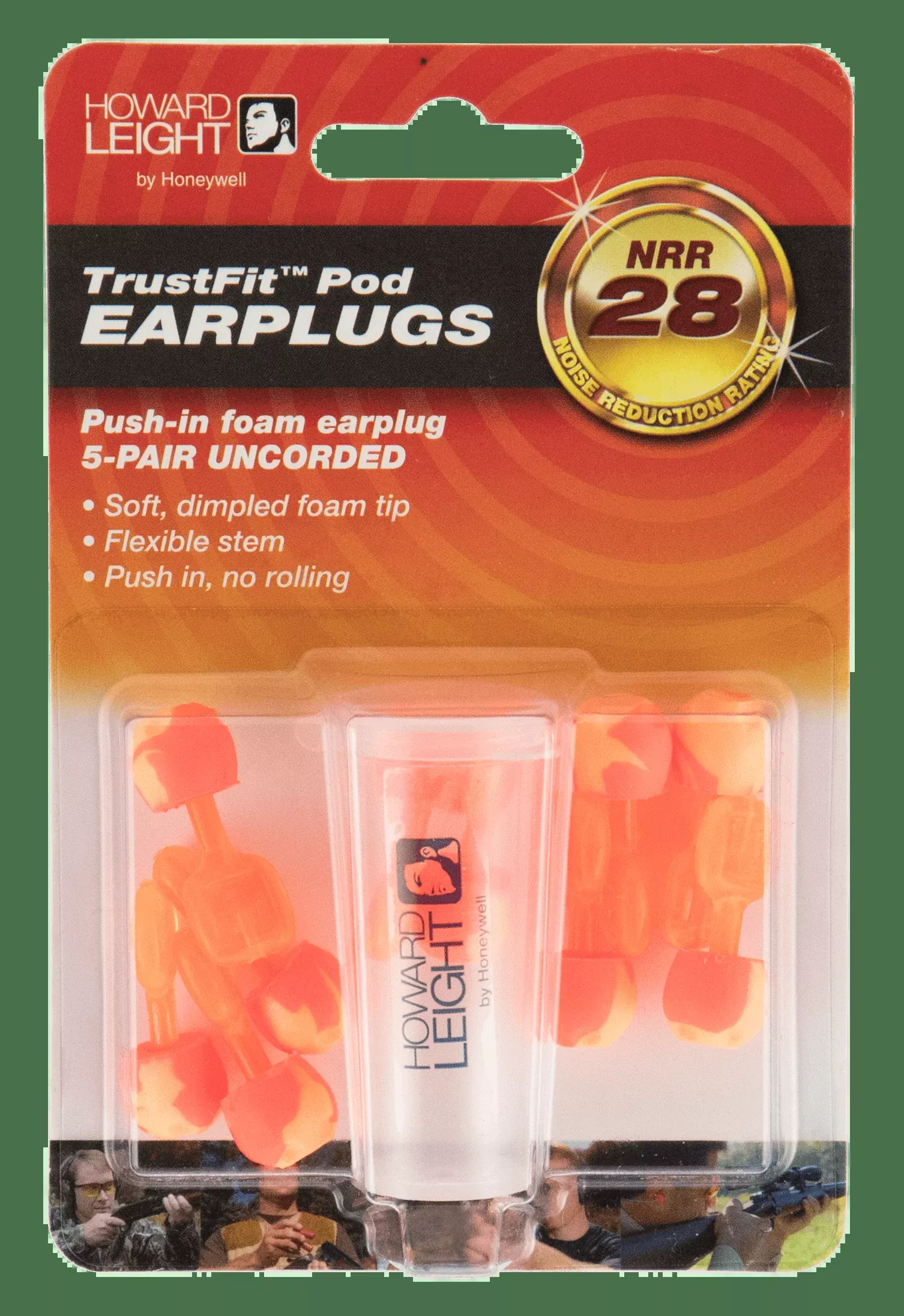 Howard Leight Trustfit Pod, How R02236Trustfit Pod Uncorded Earplug 5pr