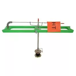 HT Enterprises Predator Tip-Up w/Brass 500′ Pre-Spooled – Hot Green