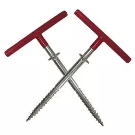 HT Enterprises T-Type Shelter Anchor – 2 Pack