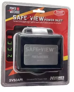 Hughes SafeView Smart RV Power Inlet – 50 Amp• SV50API